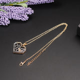 Silver Necklaces for Women Girl Heart Honeycomb Bee Animal Pendant Choker Necklace Jewelry - Sterling