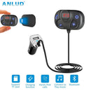 ANLUD Wireless Bluetooth Car Kit FM Transmitter Modulator Handsfree Audio Music Player USB Car Charger FM Transmitter - DRE's Electronics and Fine Jewelry