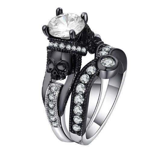 Skull Ring Set Halloween Party Jewelry - DRE's Electronics and Fine Jewelry