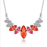 Austrian element Crystal Necklace Earrings Jewelry Sets