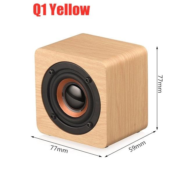 Wooden Soundbar Bluetooth Speaker Music Acoustic System 20W HIFI Stereo Music Surround LED Display Outdoor Speaker With FM Radio