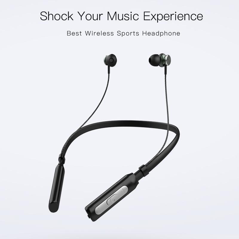 QCY BH1 Active Noise Cancelling Bluetooth Headphones Wireless Headset Stereo Neckband Sport Earbuds with Microphone