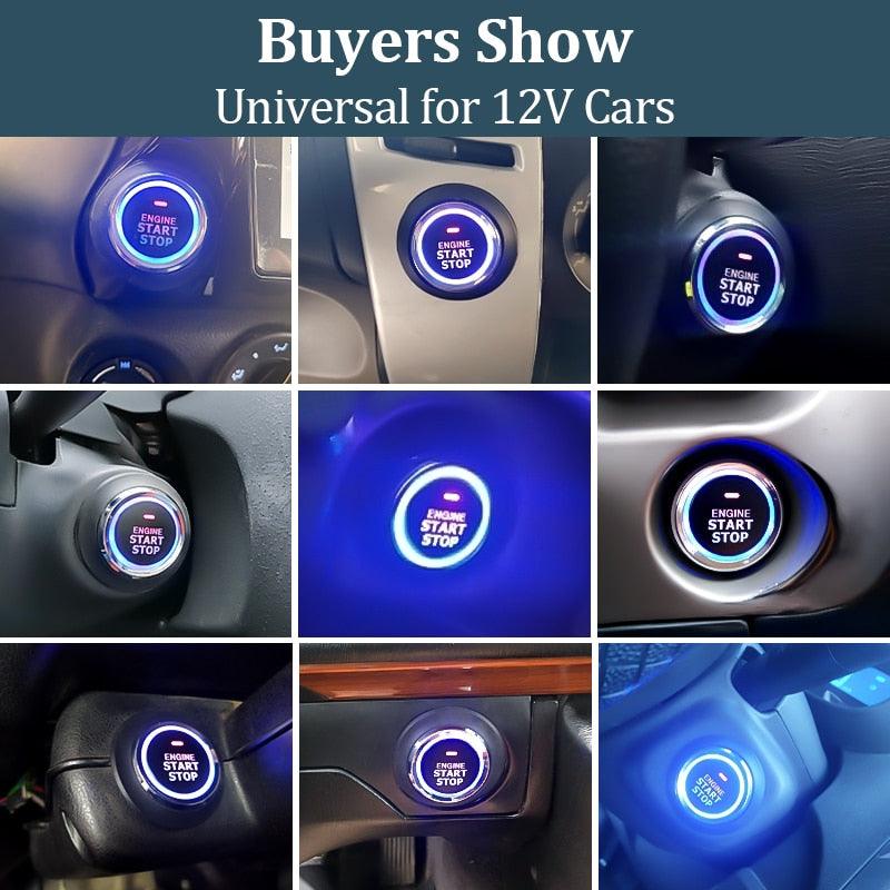 Car Alarm Remote Control PKE Car Keyless Entry Engine Start Alarm System Push Button Remote Starter Stop Auto - DRE's Electronics and Fine Jewelry