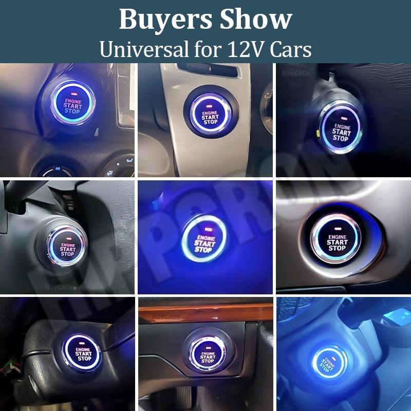 Car Alarm Remote Control PKE Car Keyless Entry Engine Start Alarm System Push Button Remote Starter Stop Auto - DRE's Electronics and Fine Jewelry