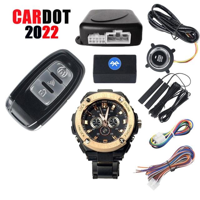 Cardot 2022 BT Digital Key Smart Phone App Car Alarm System Auto Security Keyless Entry Ignition Start Stop Engine