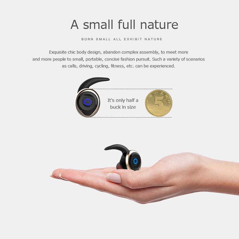 AWEI T1 TWS Bluetooth Earphone Mini Bluetooth V4.2 Headset Double Wireless Earbuds Cordless Headphones Kulakl k Casque - DRE's Electronics and Fine Jewelry