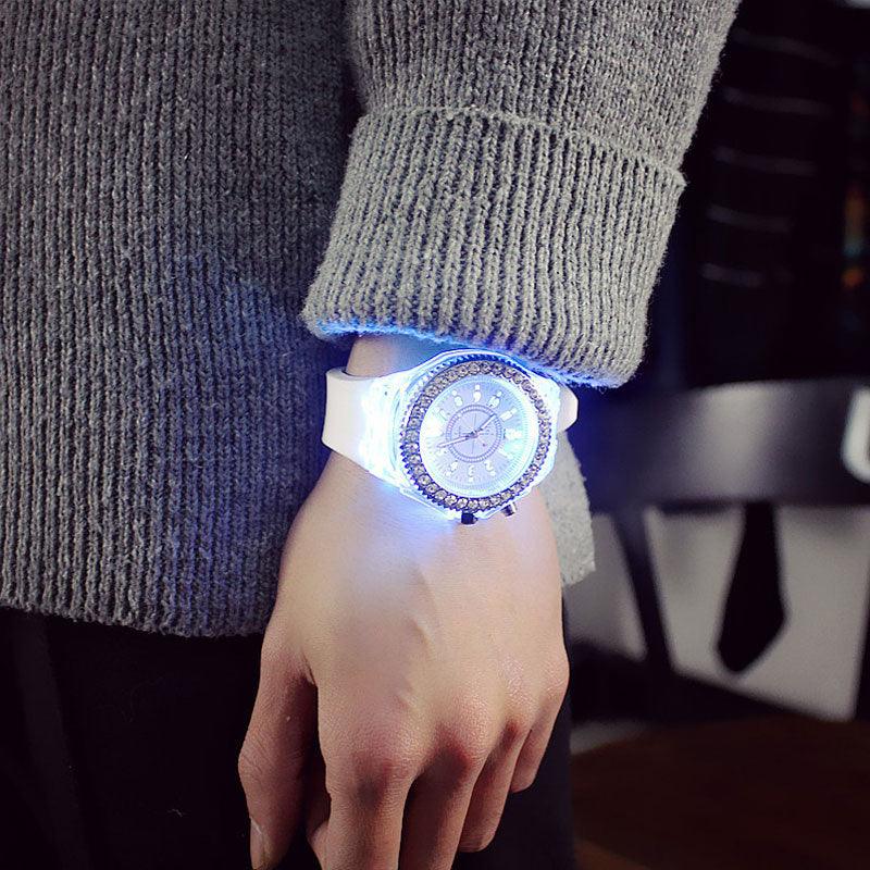 7 color light WristWatch