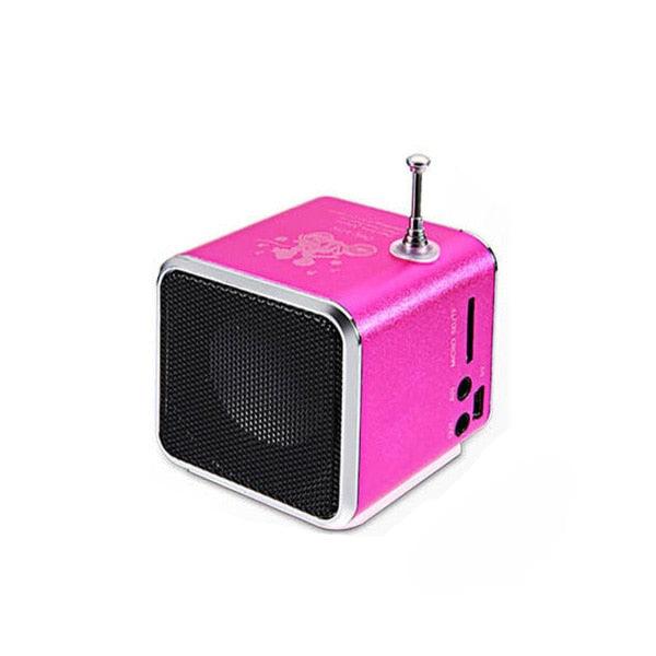 Mini TD-V26 Digital FM Radio Speaker Portable FM Radio Receiver With LCD Stereo Loudspeaker Support Micro TF Card A2 - DRE's Electronics and Fine Jewelry