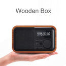 Wireless Wooden Portable Bluetooth Speaker Subwoofer with FM Radio Alarm Clock Caixa De Som Remote Control Altavoces Speaker - DRE's Electronics and Fine Jewelry