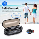 Anomoibuds Capsule TWS Wireless Earbuds V5.0 Bluetooth Earphone Headset Deep Bass Sport Earphone - DRE's Electronics and Fine Jewelry