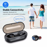 Anomoibuds Capsule TWS Wireless Earbuds V5.0 Bluetooth Earphone Headset Deep Bass Sport Earphone - DRE's Electronics and Fine Jewelry: Online Shopping Mall