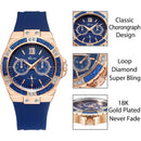 MISSFOX Rose Gold Chrono Watch - DRE's Electronics and Fine Jewelry