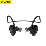AWEI A840BL Sweatproof Wireless Bluetooth Earphone Sport Stereo Music Headphones With Mic Handsfree Headsets Auriculares - DRE's Electronics and Fine Jewelry: Online Shopping Mall