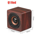 Wooden Soundbar Bluetooth Speaker Music Acoustic System 20W HIFI Stereo Music Surround LED Display Outdoor Speaker With FM Radio - DRE's Electronics and Fine Jewelry