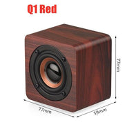 Wooden Soundbar Bluetooth Speaker Music Acoustic System 20W HIFI Stereo Music Surround LED Display Outdoor Speaker With FM Radio - DRE's Electronics and Fine Jewelry