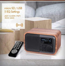 Wireless Wooden Portable Bluetooth Speaker Subwoofer with FM Radio Alarm Clock Caixa De Som Remote Control Altavoces Speaker - DRE's Electronics and Fine Jewelry