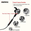 Remax S2 magnetic adsorption wireless Bluetooth headset sports running music fashion headset wire camera with mic phone headset - DRE's Electronics and Fine Jewelry