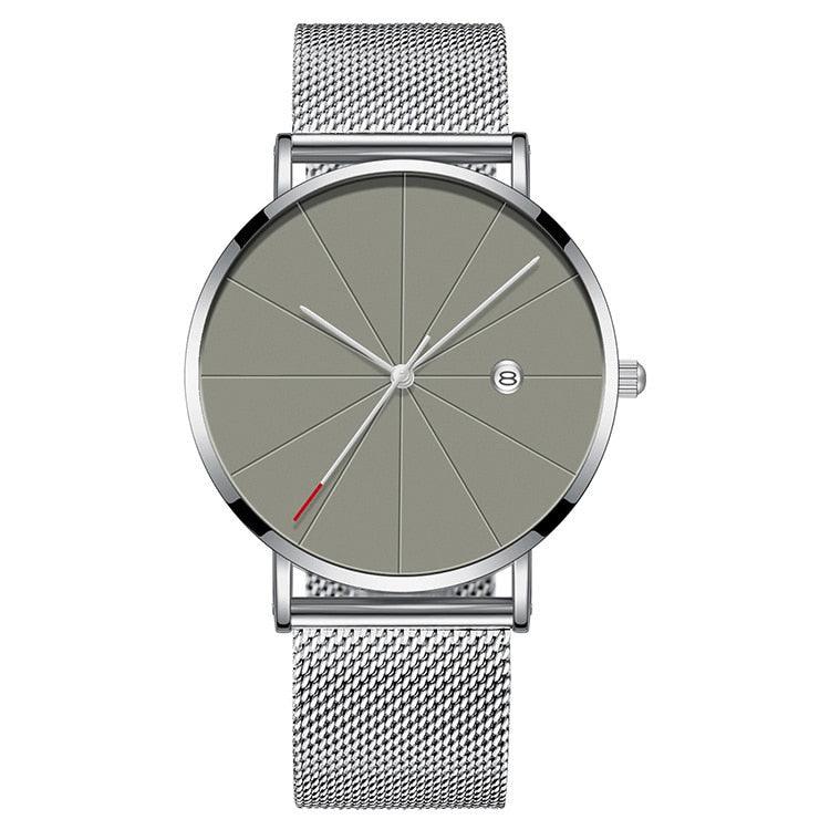 Mesh Band Steel Watch - Classic Men's Timepiece - DRE's Electronics and Fine Jewelry