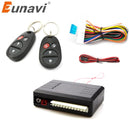 Eunavi Universal Car Remote Central Kit Door Lock Locking Vehicle Keyless Entry System With Remote Controllers Car Alarm System - DRE's Electronics and Fine Jewelry