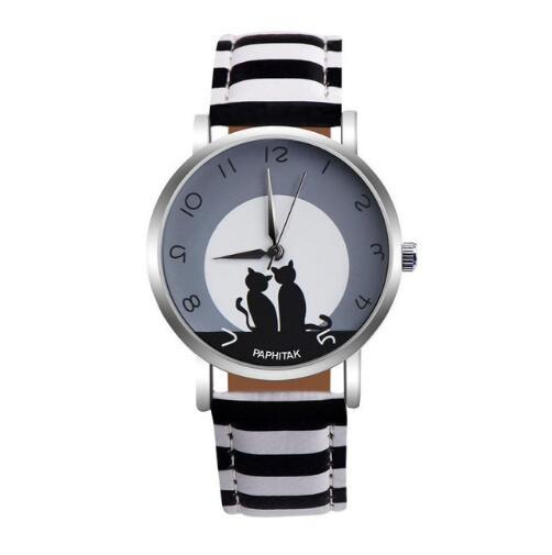 Cute Cat Printed Women Watches - DRE's Electronics and Fine Jewelry