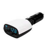 ANLUD Universal Dual USB Car Charger LED Screen 3.4A Cars Voltage Monitoring Display - DRE's Electronics and Fine Jewelry: Online Shopping Mall