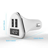 Anlud Dual USB Universal ABS+PC LED Screen Car Charger with Volatge Display - DRE's Electronics and Fine Jewelry