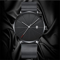 Mesh Band Steel Watch - Classic Men's Timepiece - DRE's Electronics and Fine Jewelry