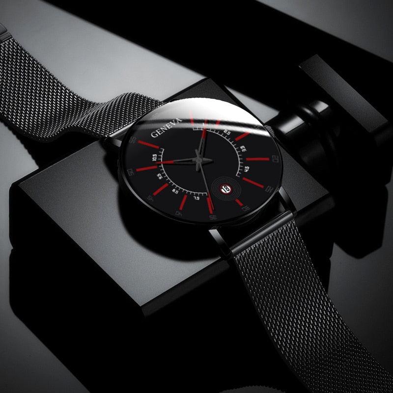 Ultra Thin Steel Mesh Watch