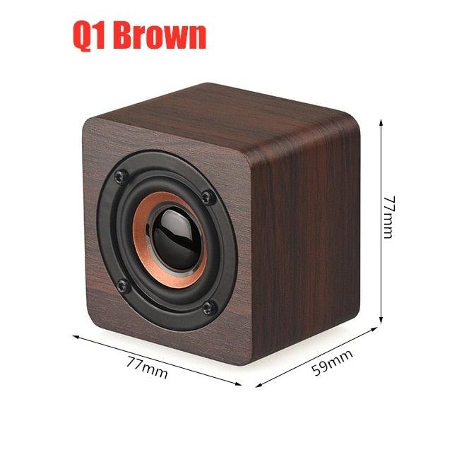 Wooden Soundbar Bluetooth Speaker Music Acoustic System 20W HIFI Stereo Music Surround LED Display Outdoor Speaker With FM Radio - DRE's Electronics and Fine Jewelry