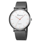 Quartz Watch Men Women Mesh Stainless Steel Watchband High Quality Casual Wristwatch - DRE's Electronics and Fine Jewelry: Online Shopping Mall