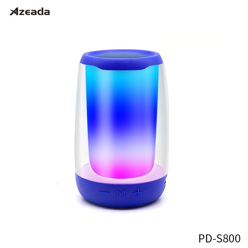 PRODA/AZEADA Midone Mini PD-S800 TWS Wireless Speaker 1200mAh With TF Card FM 360 Degree LightShow Portable Outdoor Speakers