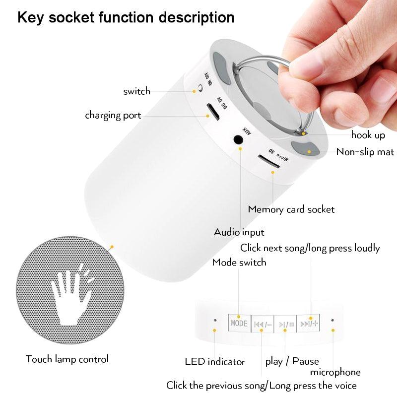 2021 New Tws Portable Mini Plastic Speaker For All Smart Phone Computer Wireless Subwoofer Speaker Box Manufacturer Wholesale - DRE's Electronics and Fine Jewelry