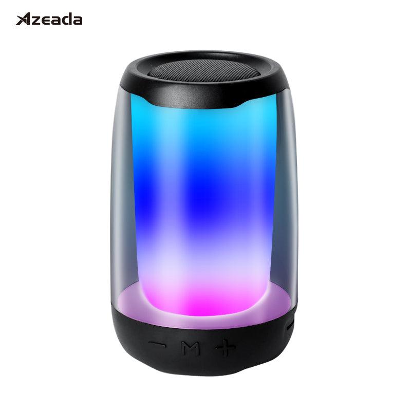 PRODA/AZEADA Midone Mini PD-S800 TWS Wireless Speaker 1200mAh With TF Card FM 360 Degree LightShow Portable Outdoor Speakers - DRE's Electronics and Fine Jewelry