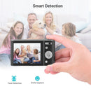 Andoer Mini Digital Camera 44MP 2.7K 16X Zoom Self-Timer 128GB Extended Memory Face Detection Anti-shaking Built-in Batteries - DRE's Electronics and Fine Jewelry