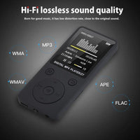 Portable MP4 Lossless Sound Music Player FM Recorder Walkman Player Mini Support Music, Radio, Recording, MP3, TF Card - DRE's Electronics and Fine Jewelry