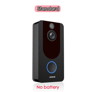 EKEN V7 HD 1080P Smart WiFi Video Doorbell Camera Visual Intercom Night vision IP Door Bell Wireless Security - Home
