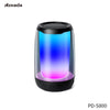 PRODA/AZEADA Midone Mini PD-S800 TWS Wireless Speaker 1200mAh With TF Card FM 360 Degree LightShow Portable Outdoor Speakers - DRE's Electronics and Fine Jewelry