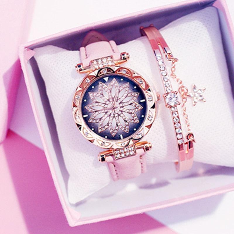 Rose Gold Diamond Watch