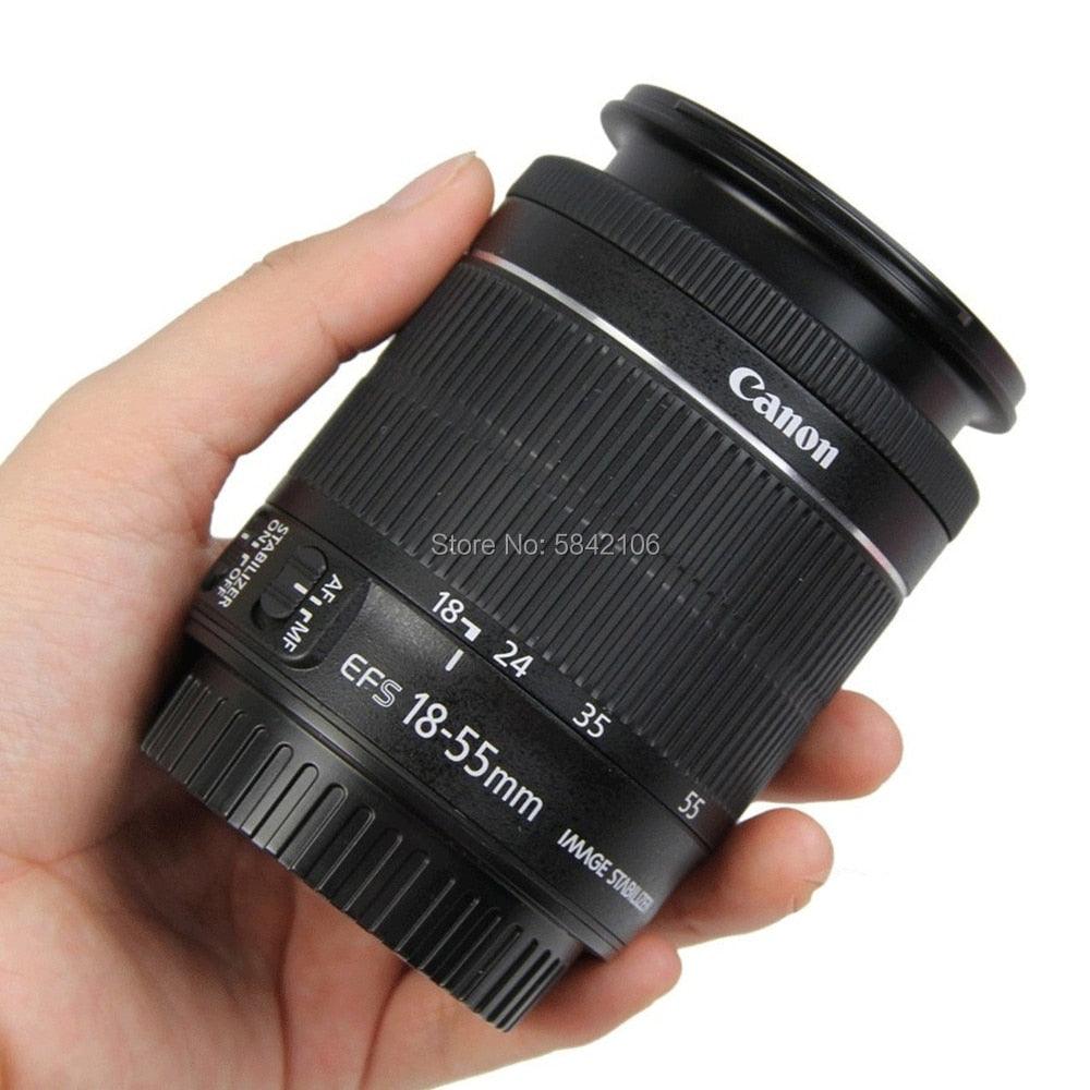 95% NEW Canon 18-55 Lens Canon EF-S 18-55mm f/3.5-5.6 IS STM Lens with Canon EOS 760D digital SLR camera - DRE's Electronics and Fine Jewelry