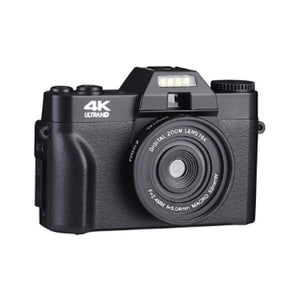 ELRVIKEC 2021 4K HD 16X Digital Camera Micro Single Retro With WiFi Professional Digital Camera Vlog External Lens