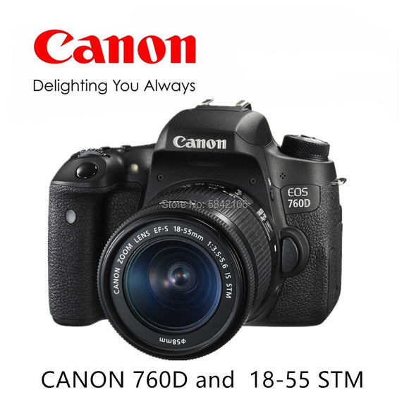 95% NEW Canon 18-55 Lens Canon EF-S 18-55mm f/3.5-5.6 IS STM Lens with Canon EOS 760D digital SLR camera
