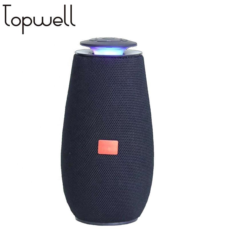 10W 360 degree stereo sound speaker tws pairing with power bank, FM radio, disco light wireless speaker for home party - DRE's Electronics and Fine Jewelry