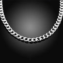 Men's 24 '' 60cm 10mm N925 Sterling Silver color Necklace 115g Solid Snake Chain N011 Gift Pouches - DRE's Electronics and Fine Jewelry