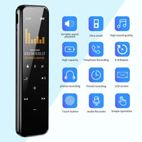 V93 Digital Voice Recorder Touch Button 32GB Voice Activated Recorder 1536kbps Stereo HD Recording Device with MP3 Player - DRE's Electronics and Fine Jewelry