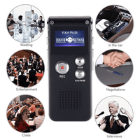 8GB Voice Activated Recorder Lectures Meetings Interviews Digital Voice Recorder Audio Recorder Mini Portable Tape Dictaphone - DRE's Electronics and Fine Jewelry