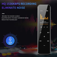 V93 Digital Voice Recorder Touch Button 32GB Voice Activated Recorder 1536kbps Stereo HD Recording Device with MP3 Player - DRE's Electronics and Fine Jewelry