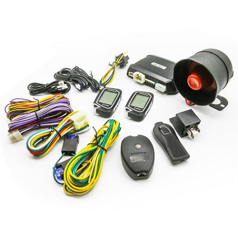 Intelligent System Car Alarm With Autostart Ignition Central Lock Smart Start Stop Engine Keyless Entry Connected Phone Two Way - DRE's Electronics and Fine Jewelry