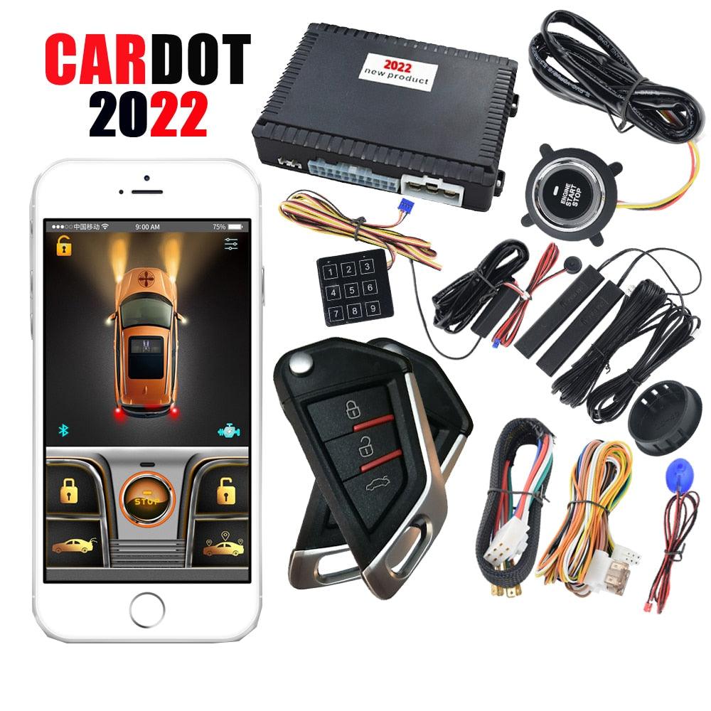 Cardot Car Accessory Auto Start Smart Phone App Control Remote Start Car Alarm Keyless Entry Central Lock Unlock Brazil Hot Sale - DRE's Electronics and Fine Jewelry