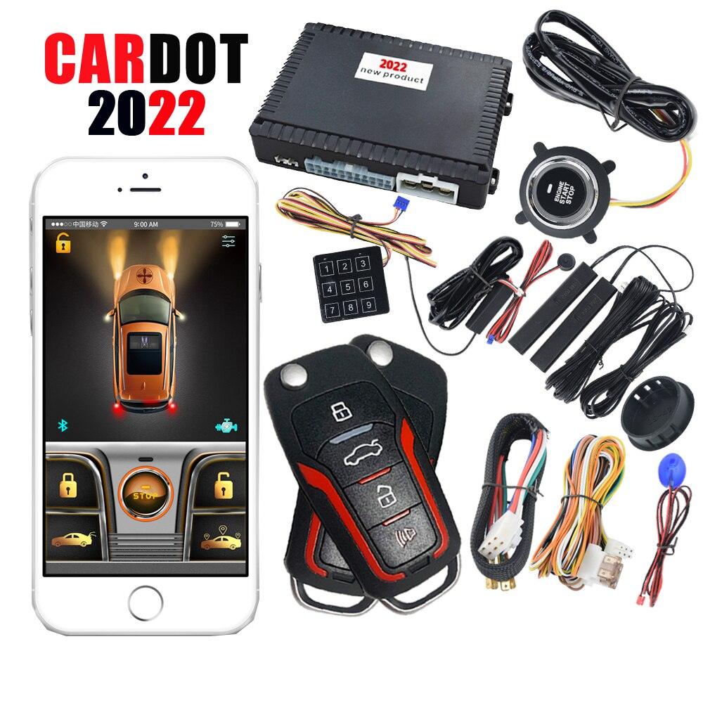 Cardot Car Accessory Auto Start Smart Phone App Control Remote Start Car Alarm Keyless Entry Central Lock Unlock Brazil Hot Sale - DRE's Electronics and Fine Jewelry