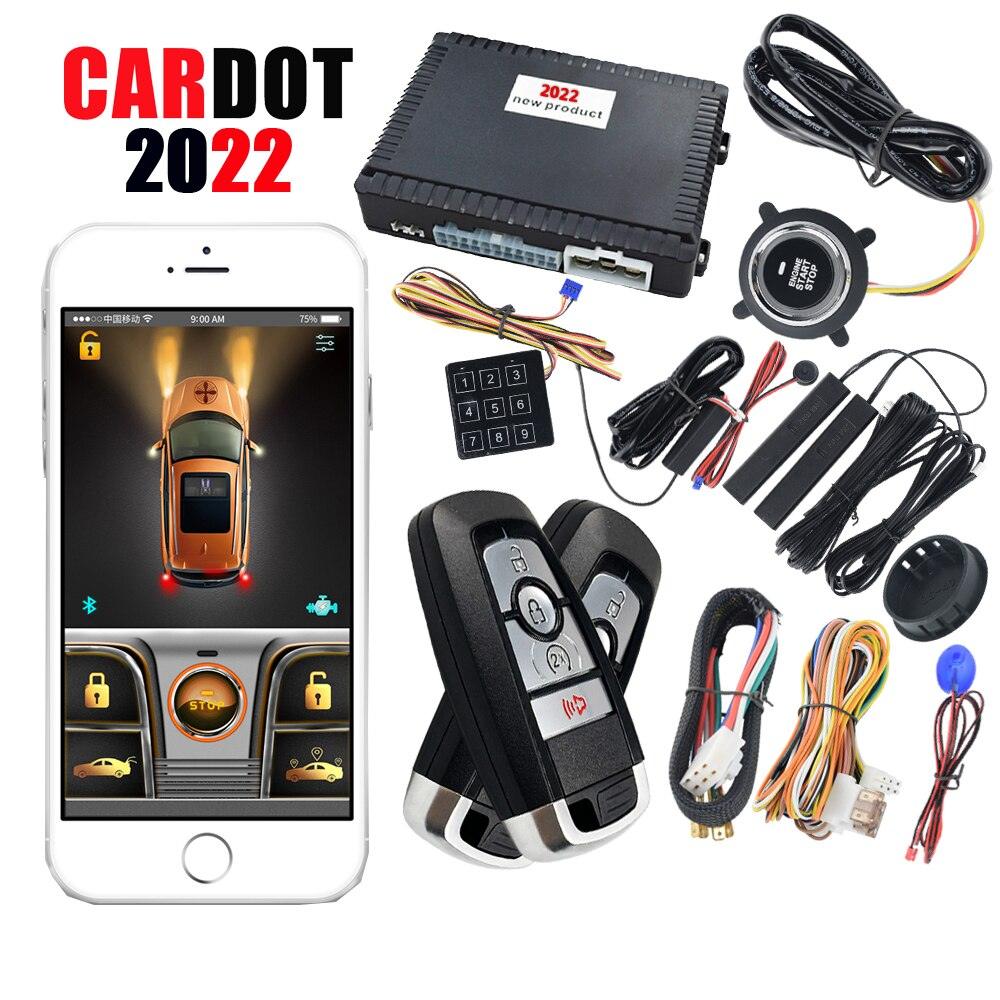 Cardot Car Accessory Auto Start Smart Phone App Control Remote Start Car Alarm Keyless Entry Central Lock Unlock Brazil Hot Sale - DRE's Electronics and Fine Jewelry